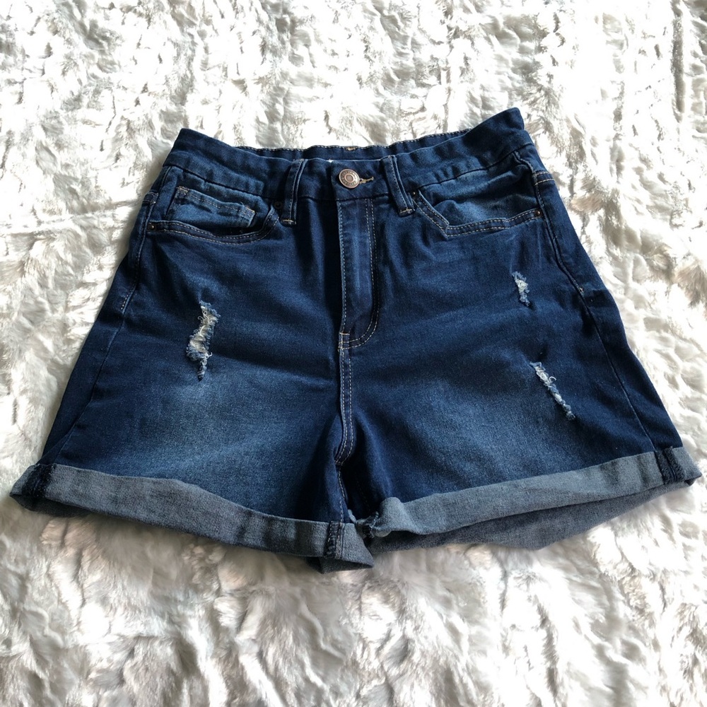 YMI Curvy Fit Ultra High Women’s Denim Shorts Size 5